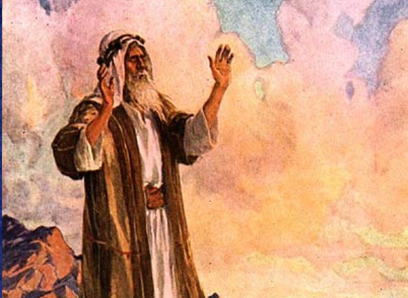 Moses talks to God